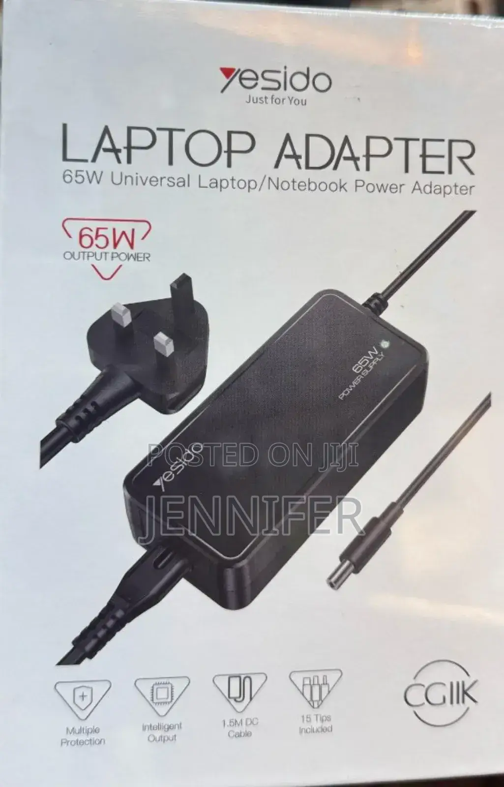 Yesido Universal Laptop Adapter 65w