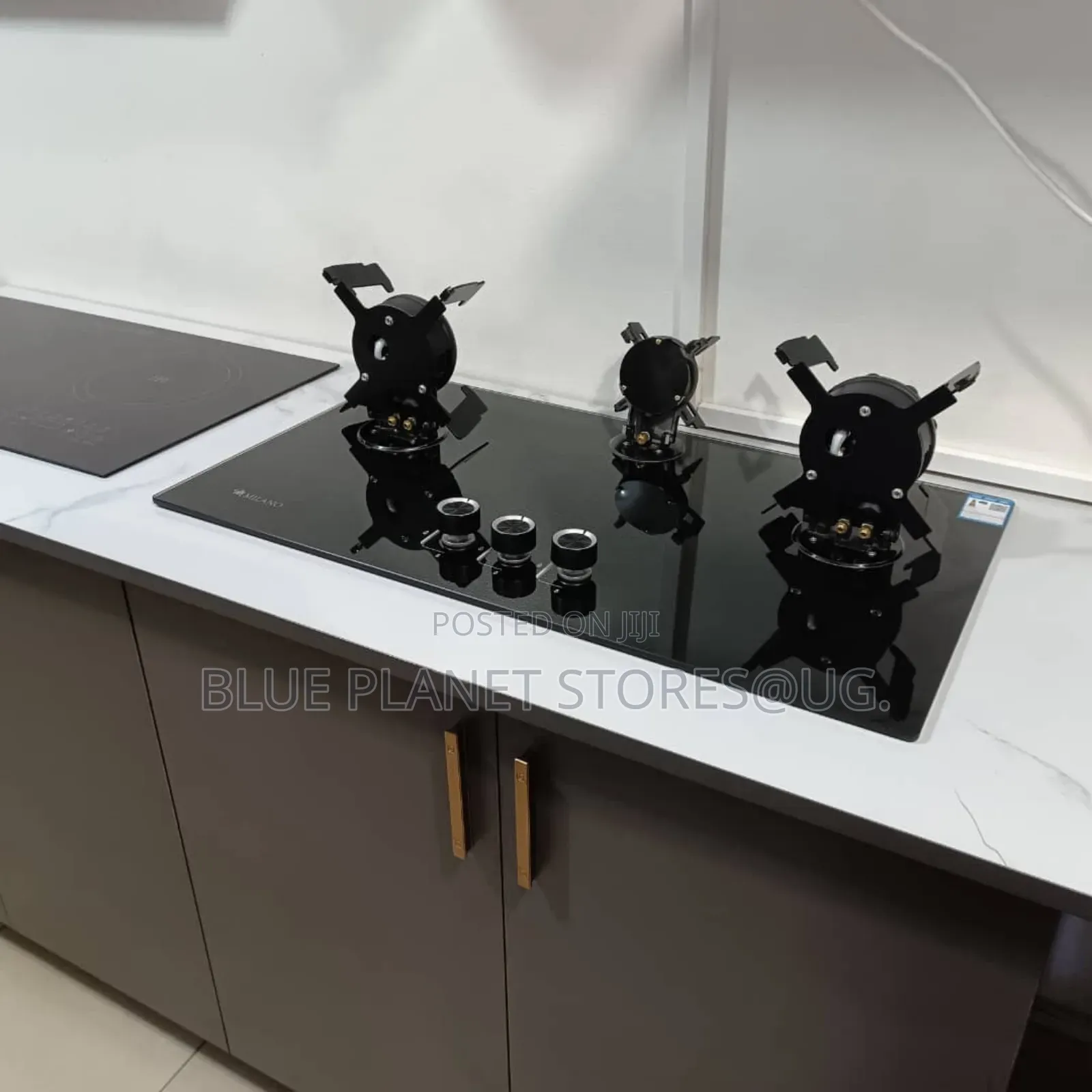 Milano "3 Burner" Glass Built-in Gas Hobs \\ 90cm×60cm