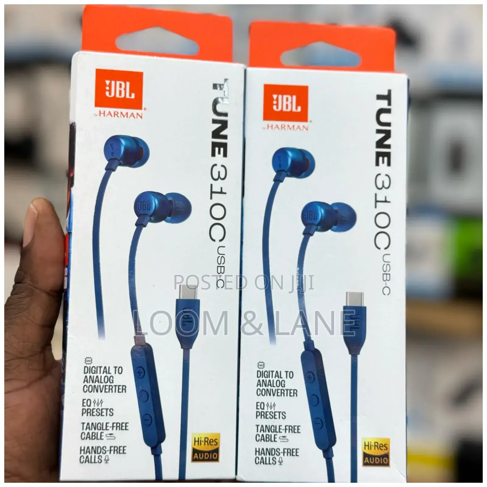 Jbl New Tune 310c Usb-c Blue