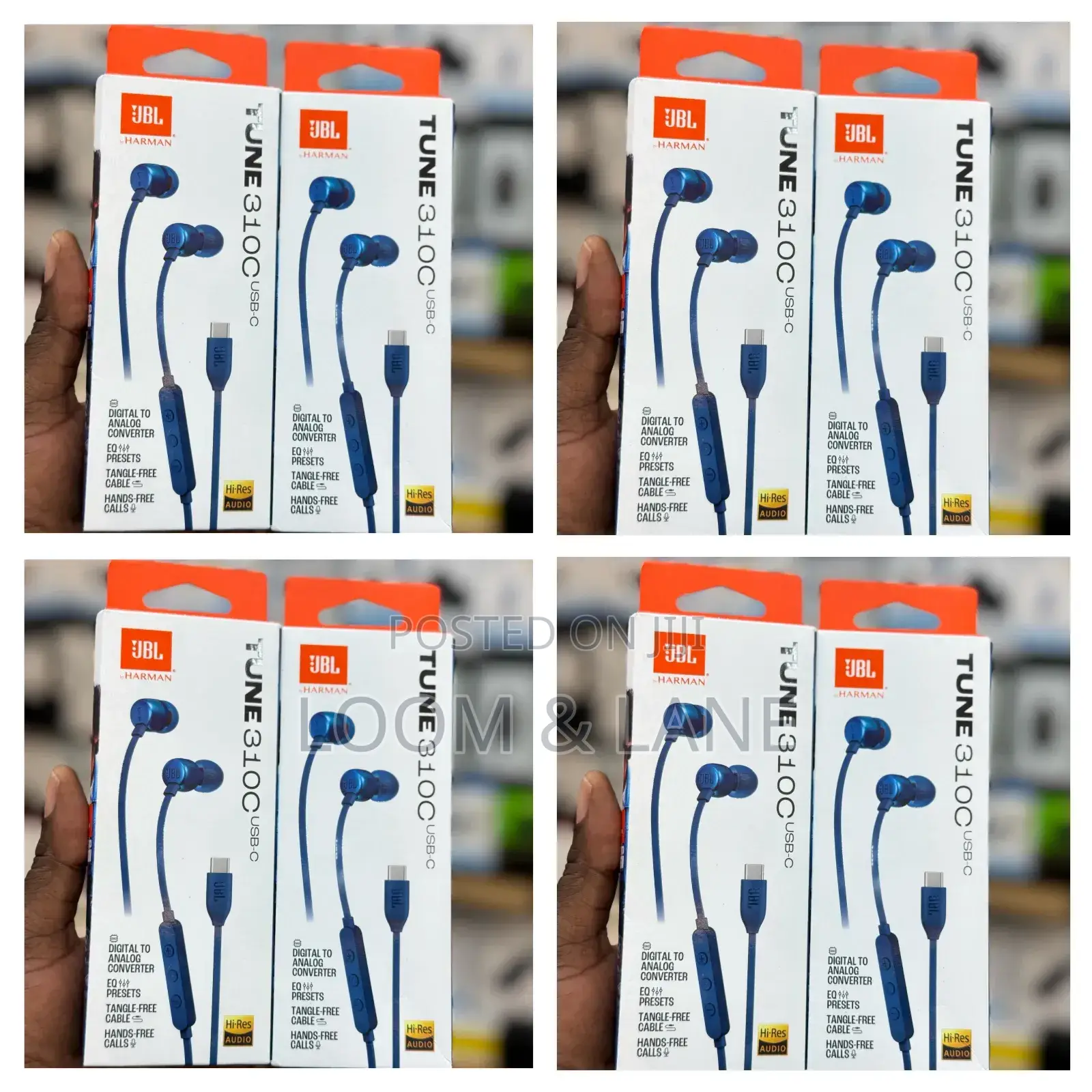 Jbl New Tune 310c Usb-c Blue