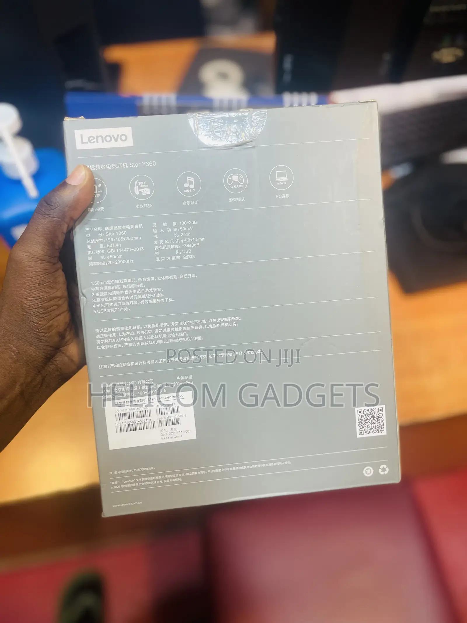 Original Lenovo Legion Gaming Headset Y360
