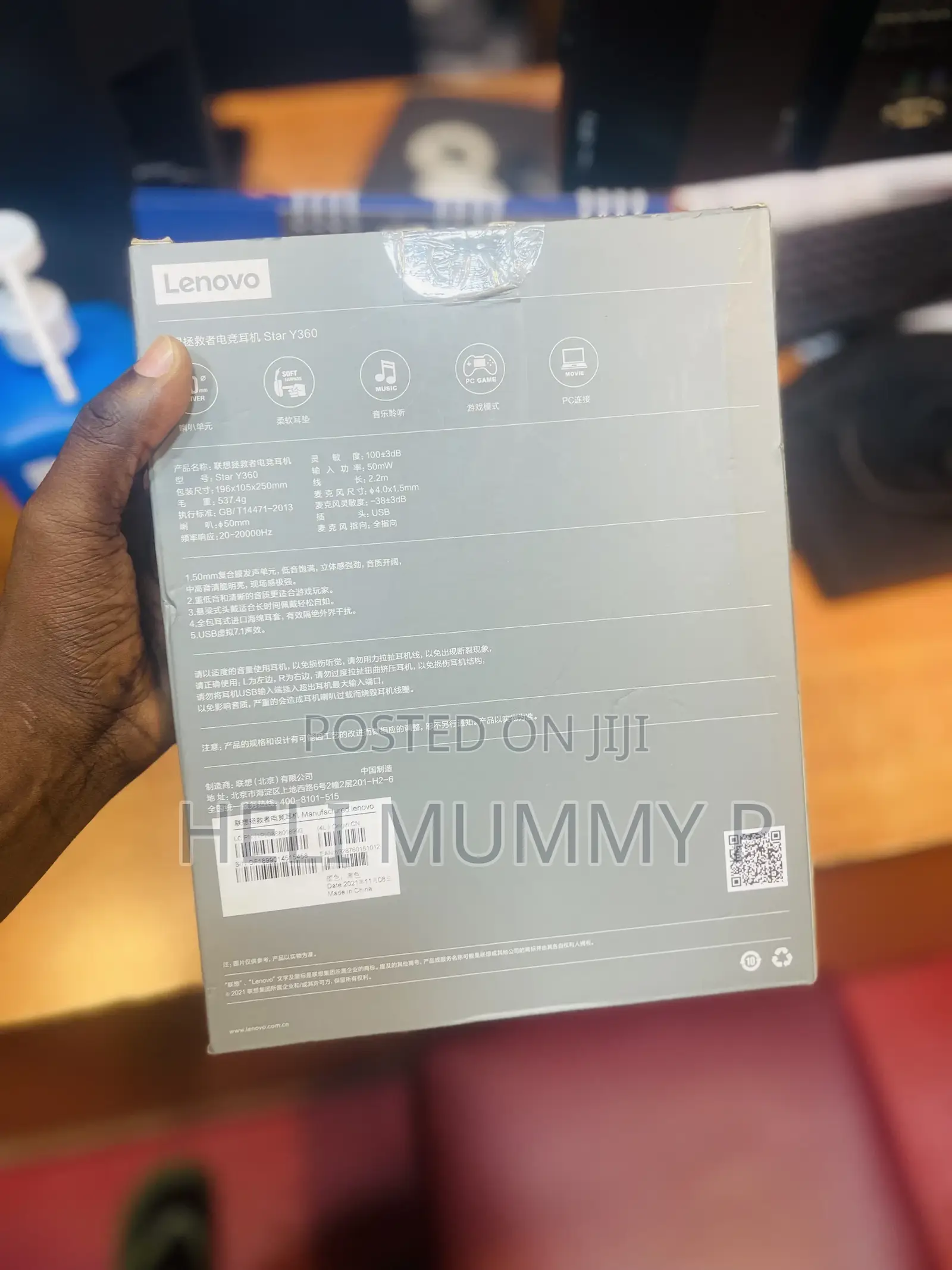 Original Lenovo Legion Gaming Headset Y360