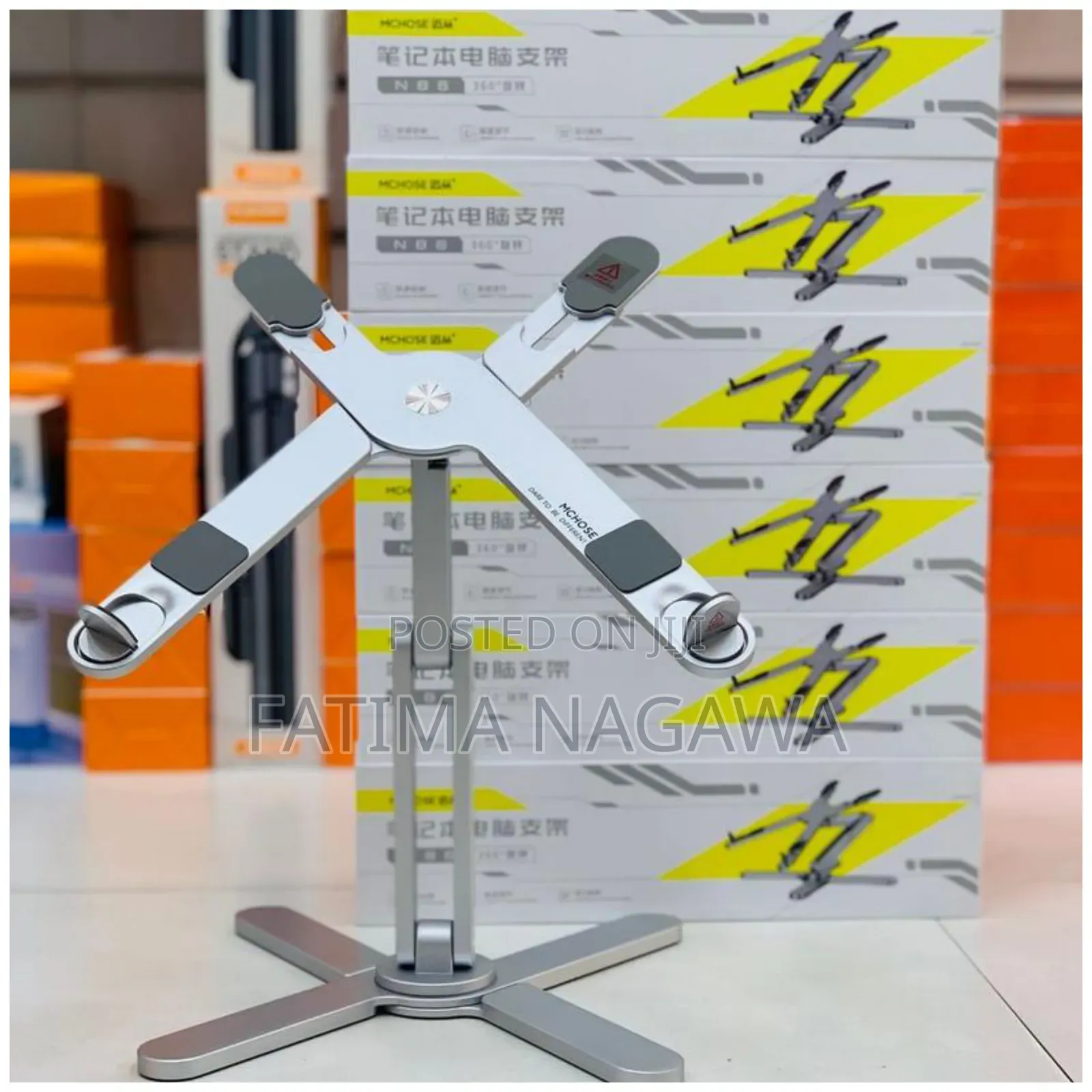 X-Shaped Design Laptop Holder