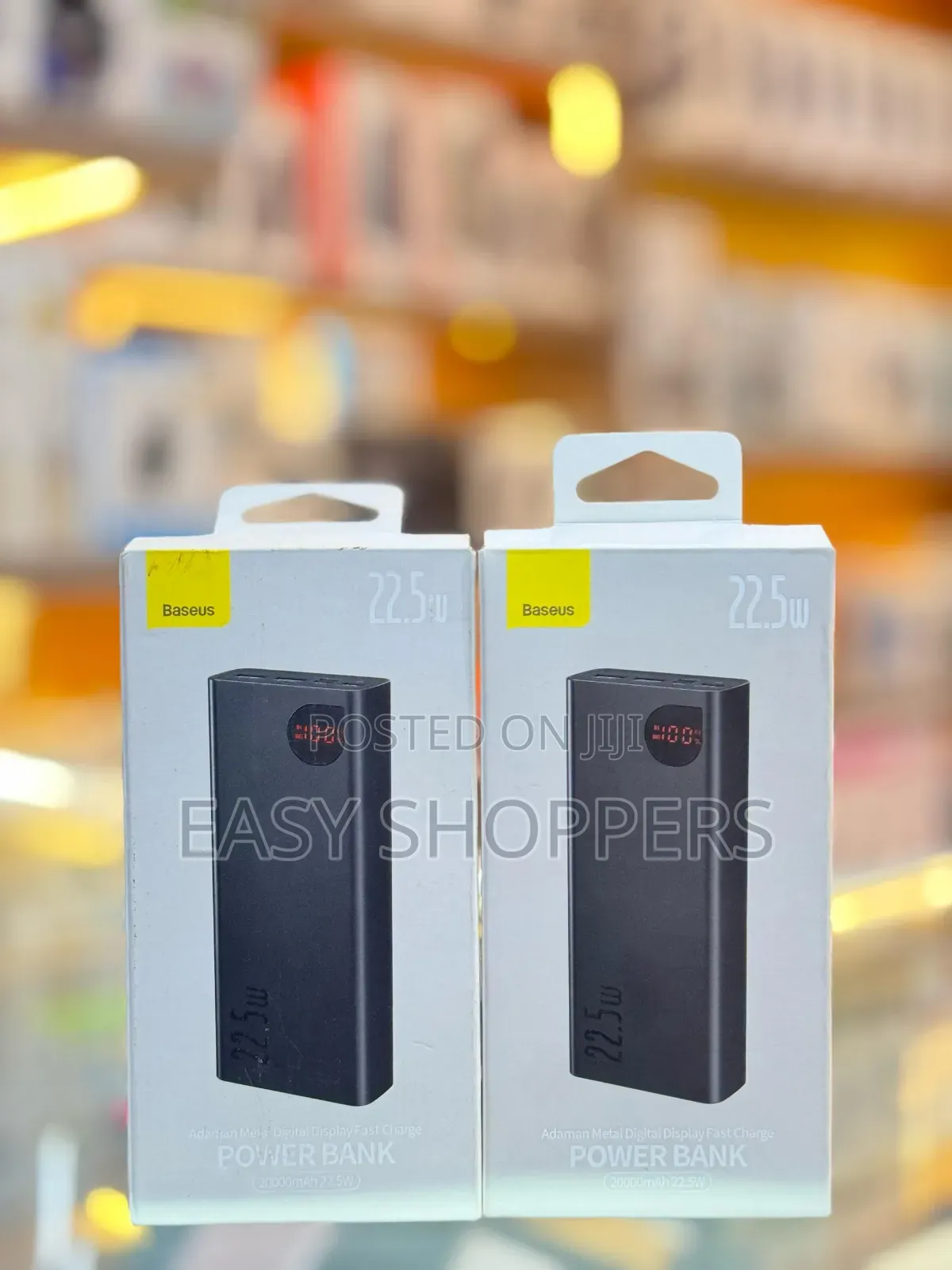 Baseus Adaman Metal Digital Power Bank 20000mah, 22.5w