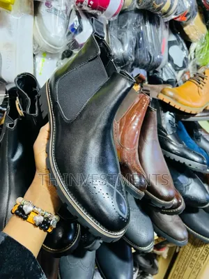 Mens Buckle Genuine Leather Shoes 