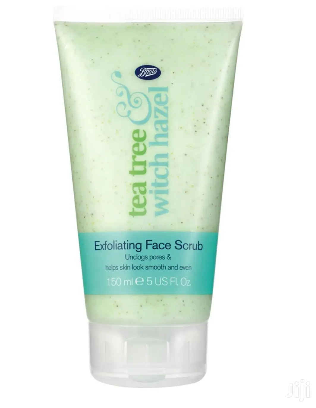 UK Boots Tea Tree and Witch Hazel Exfoliating Face Scrub 150ml