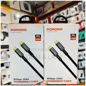 Porodo Woven Type C-C Cable