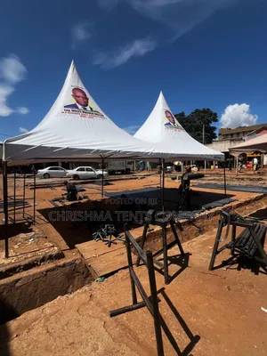 White 100seater Without Flaps Good for Campaigns, Parties
