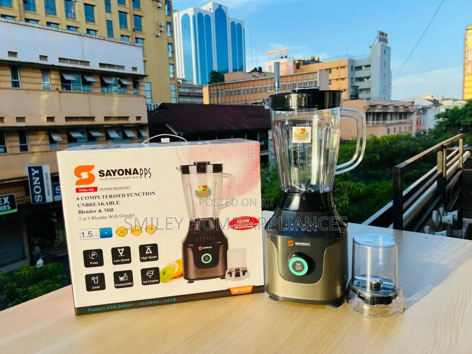 Sayona Digital Home Blender 2 in 1 With Warranty