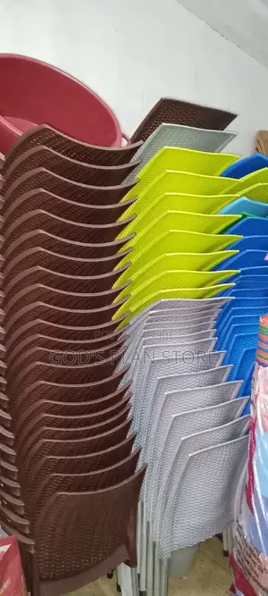 Armless Plastic Chairs Brand New