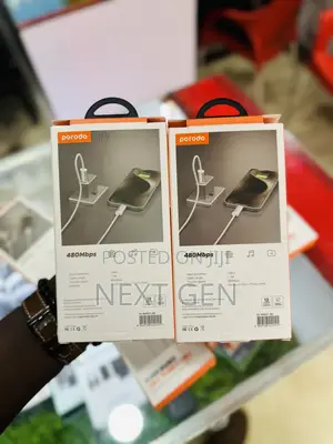 Porodo Woven 60w Type-C to Type-C Cable 1.2m