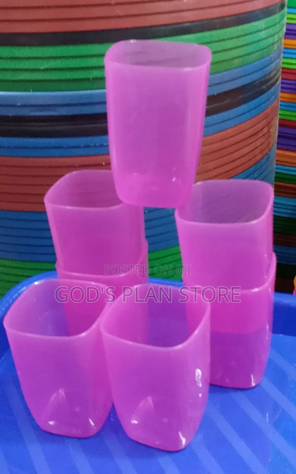 Square Plastic Glasses