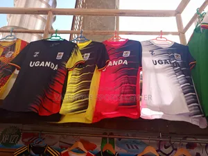 Black Colour Jersey Uganda Crane All Colors and Sizes