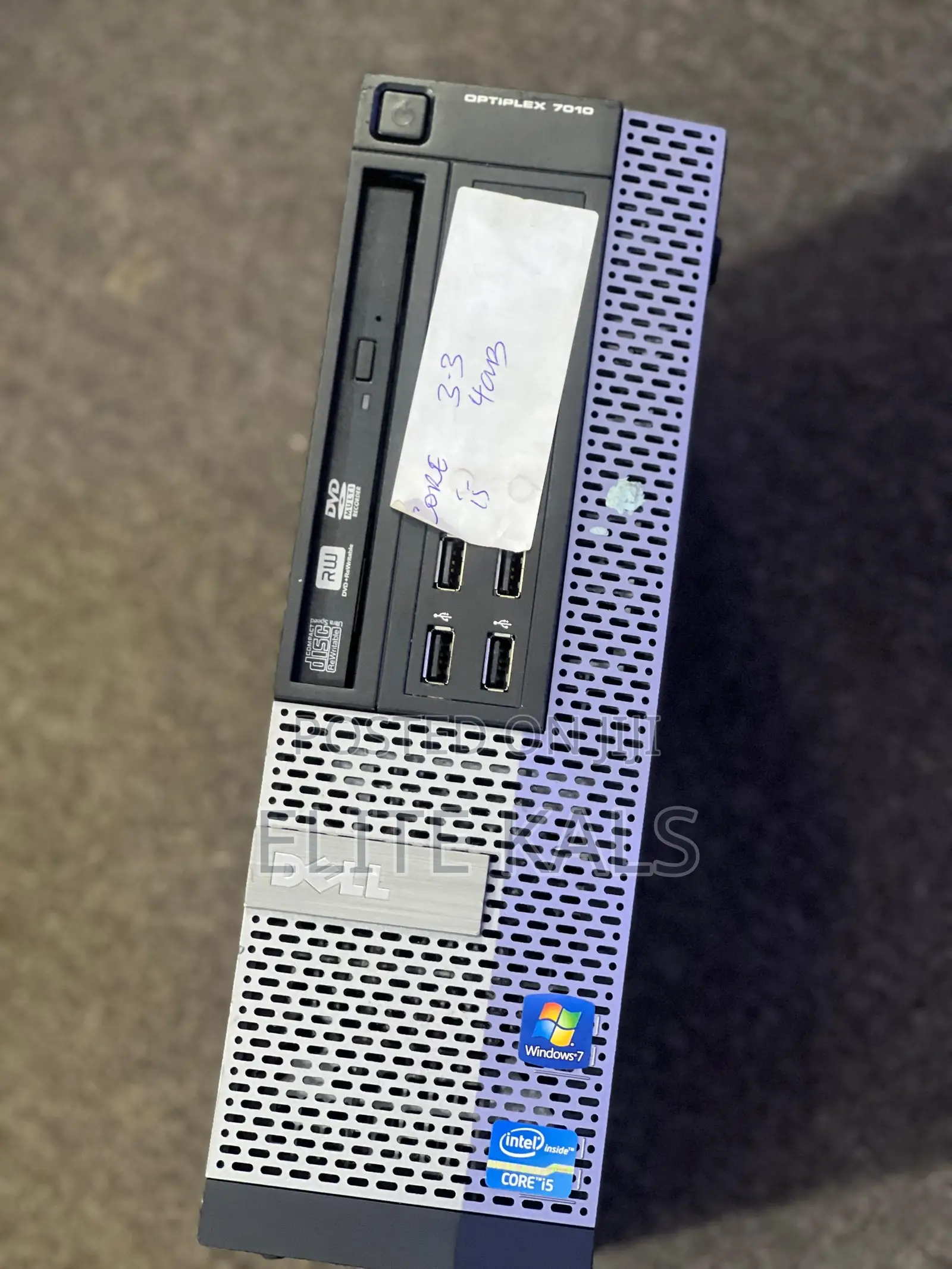 Desktop Computer Dell OptiPlex 3020 4GB Intel Core I3 HDD 500GB
