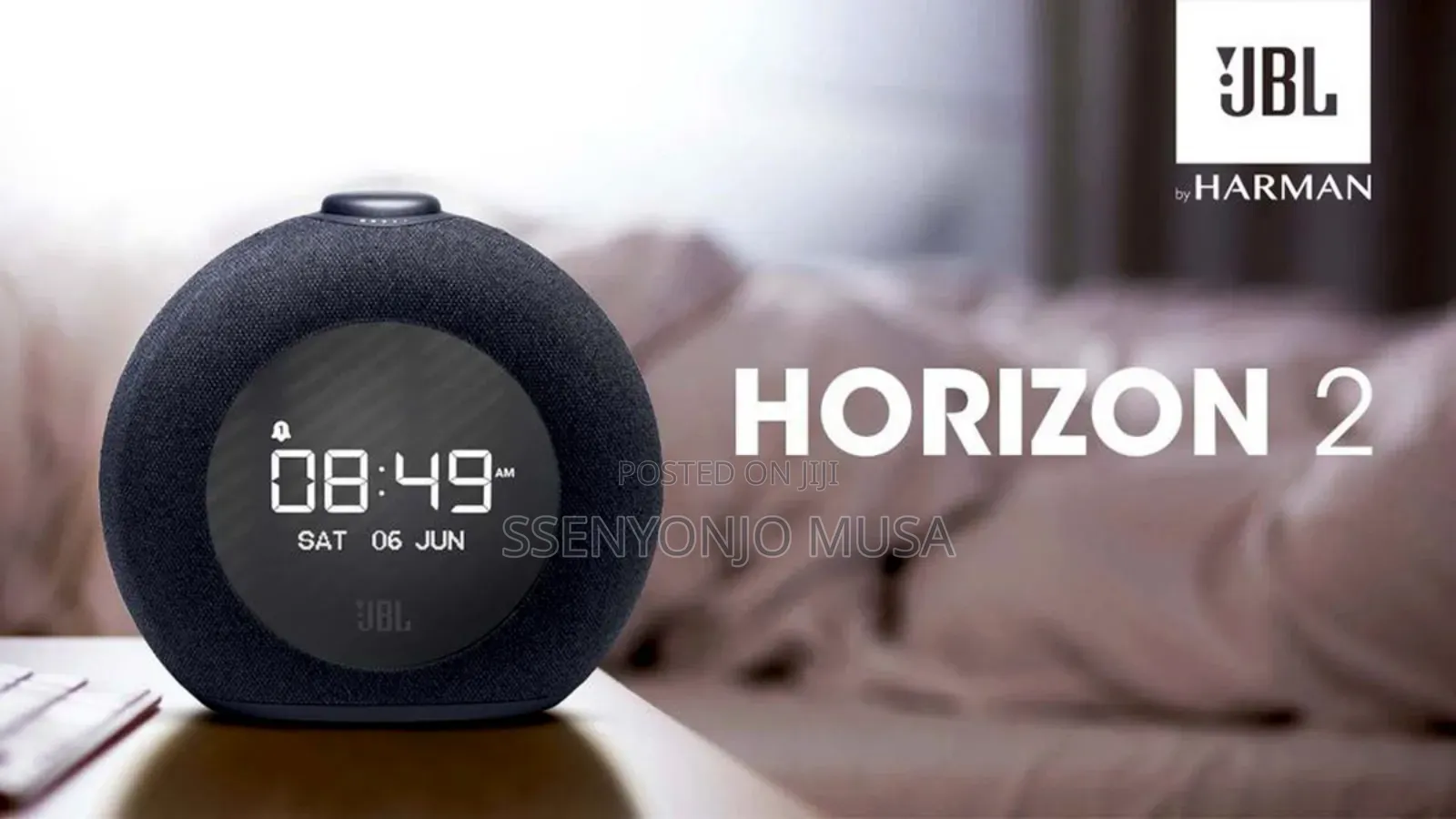 JBL Horizon2-Bluetooth Clock Radio Speaker With Fm Radio Dab