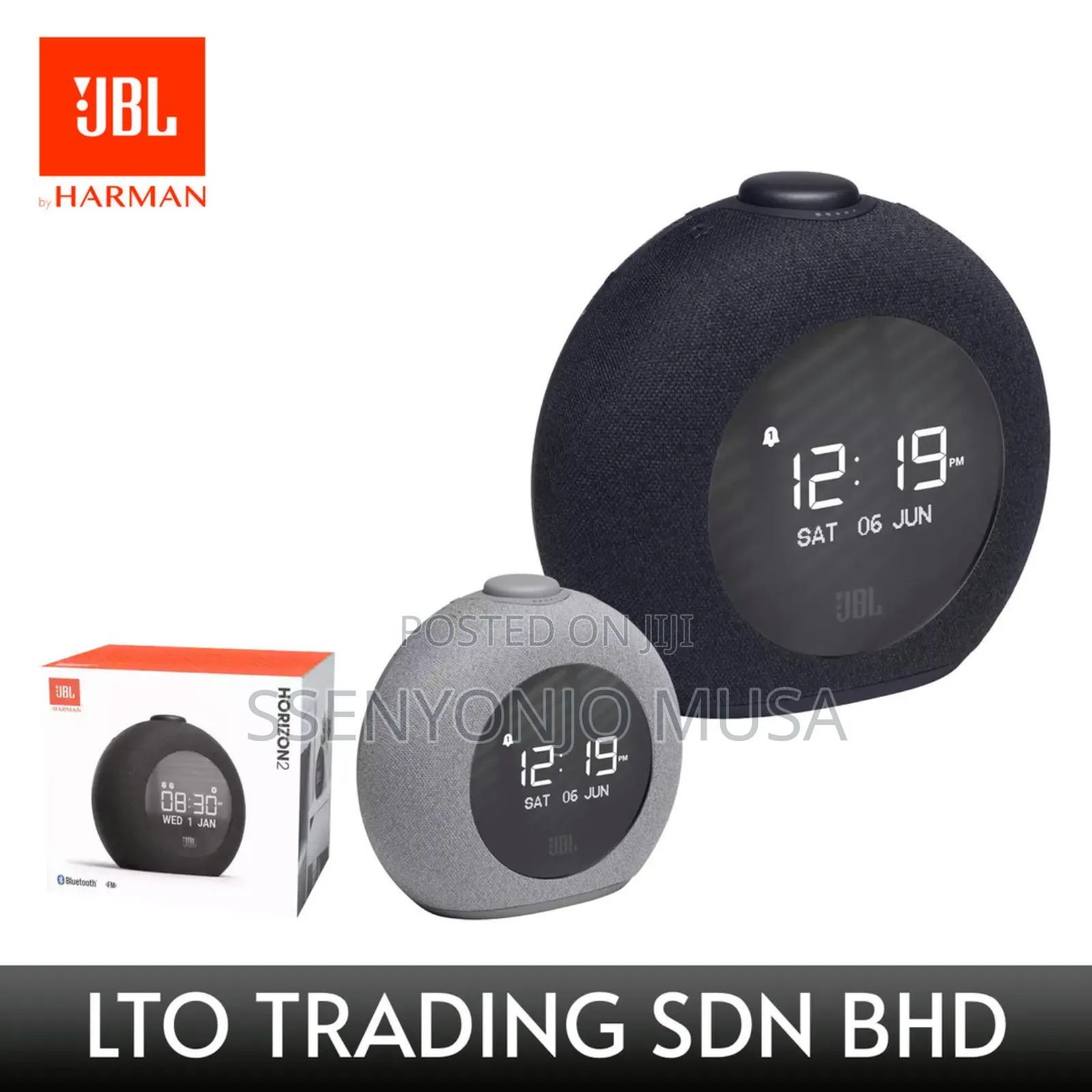 JBL Horizon2-Bluetooth Clock Radio Speaker With Fm Radio Dab