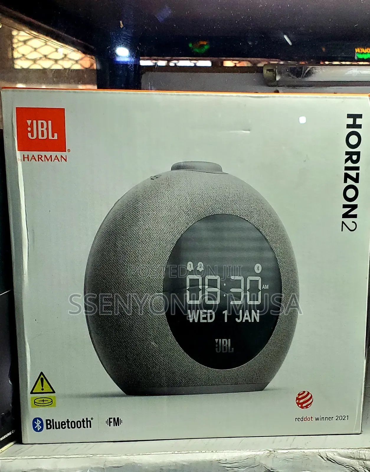 JBL Horizon2-Bluetooth Clock Radio Speaker With Fm Radio Dab