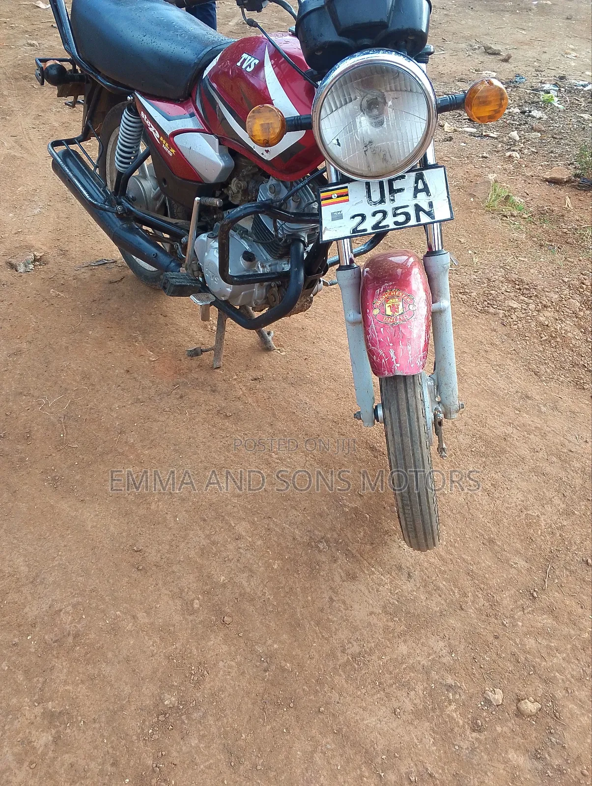TVS HLX 125 2022 Red