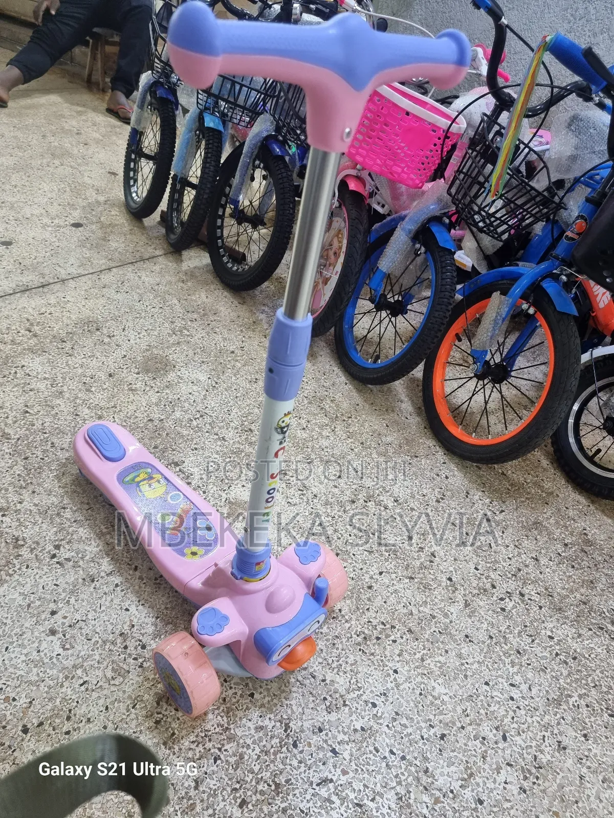 Kids Scooters Strong Wheels With Music