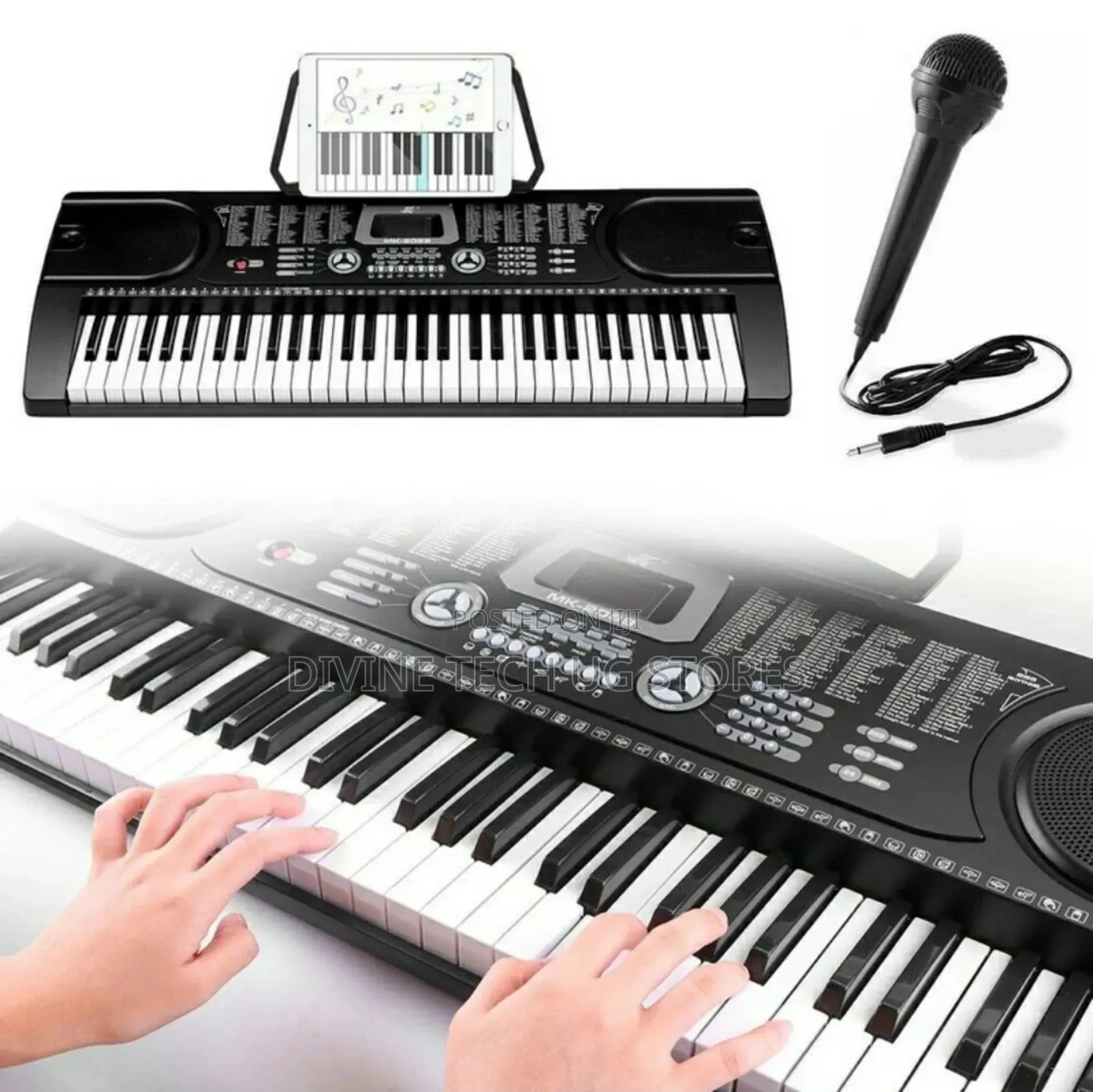 Mk Music Keyboard 61 Keys Electronic Keyboard - (Mk2089 )