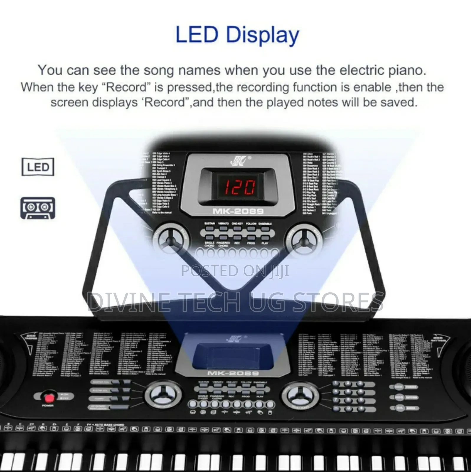 Mk Music Keyboard 61 Keys Electronic Keyboard - (Mk2089 )