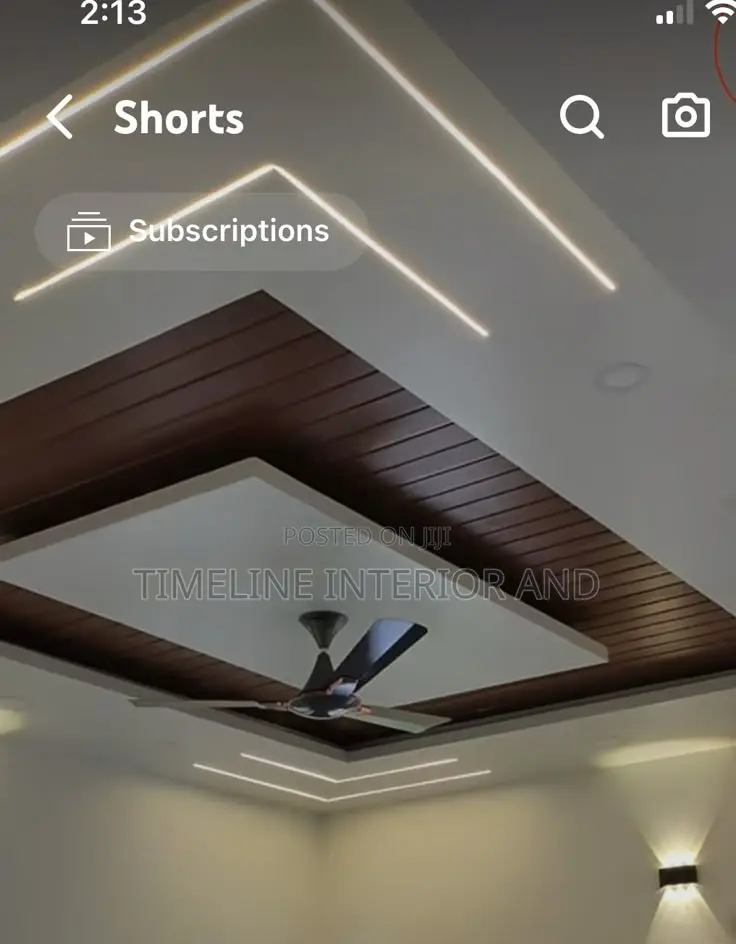 PVC Ceiling With Integrated Lighting