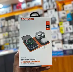 Porodo 8000mah Folding 4-Device Charger