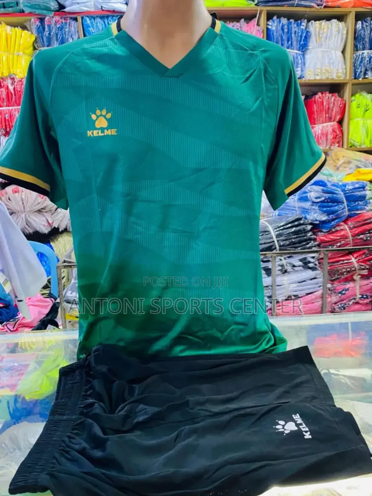 Green Jersey Kelme Disgin