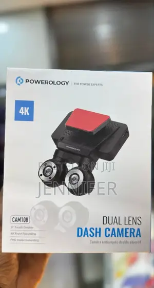 Powerology Dual Lens Dash Camera 