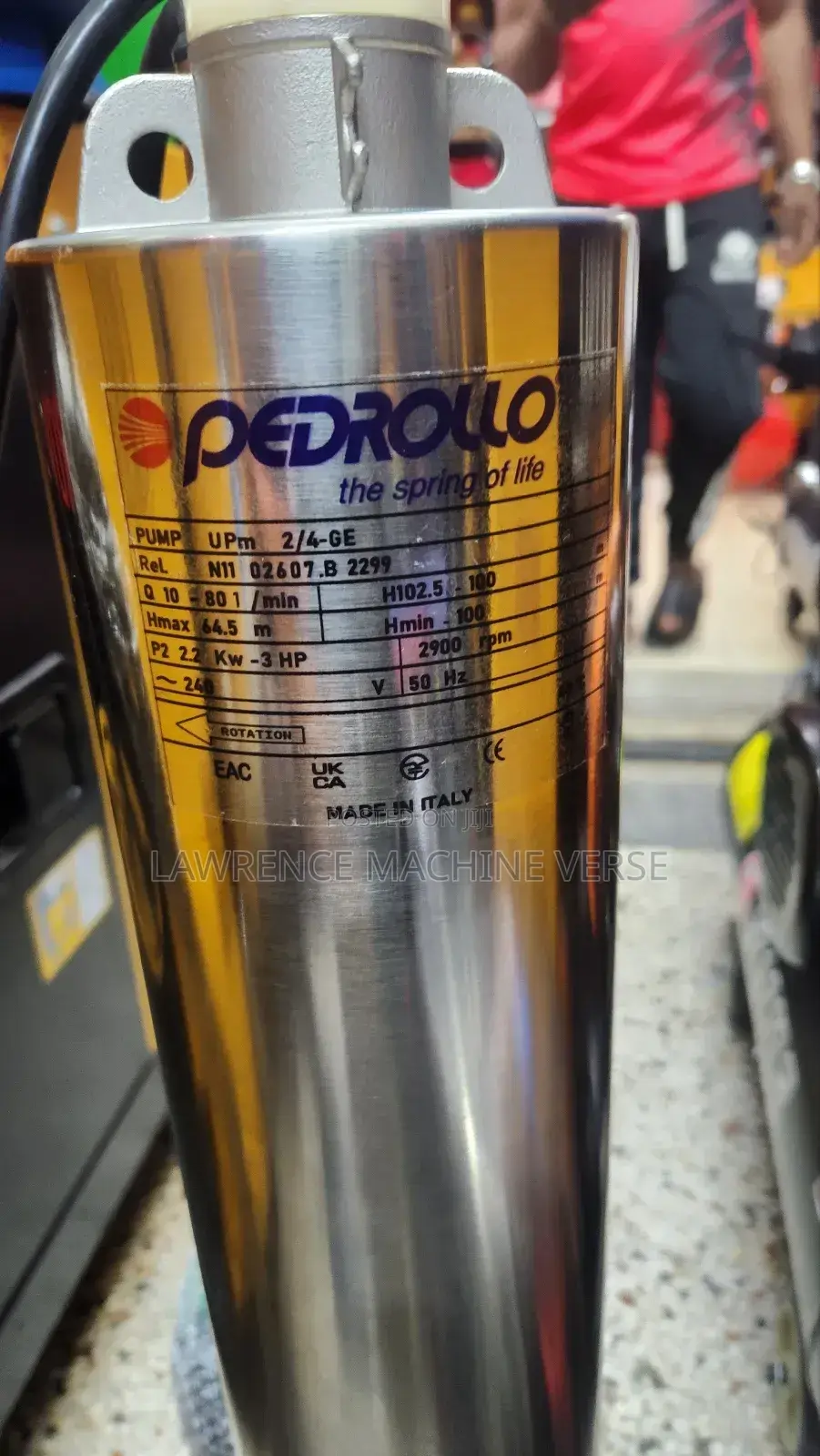 Pedroll Water Pump 66m and 15om