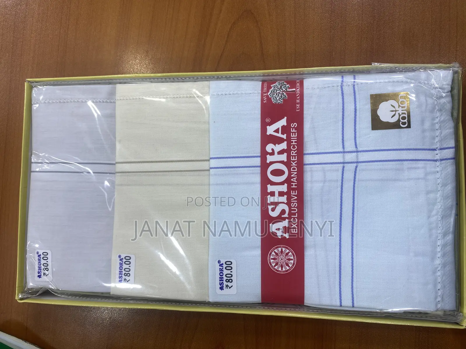 A Dozen of Ashoka 1 Colored Handkerchiefs