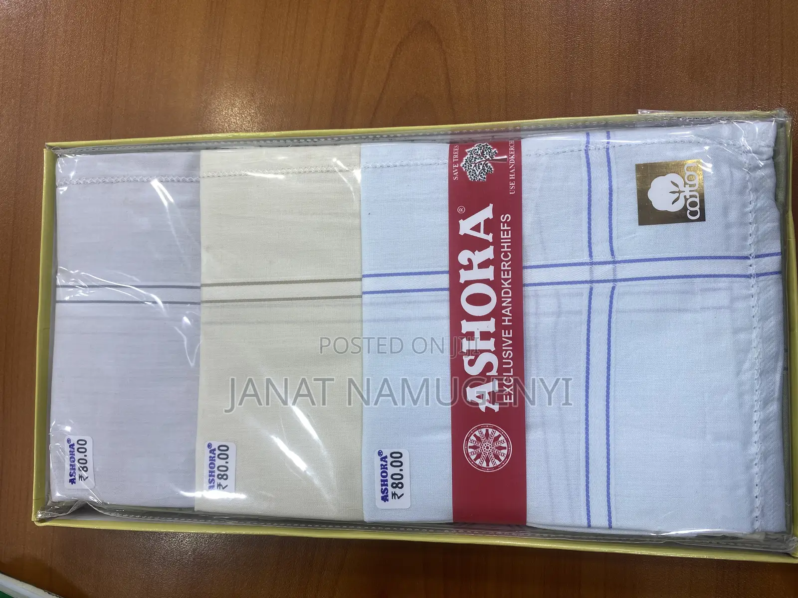 A Dozen of Ashoka 1 Colored Handkerchiefs