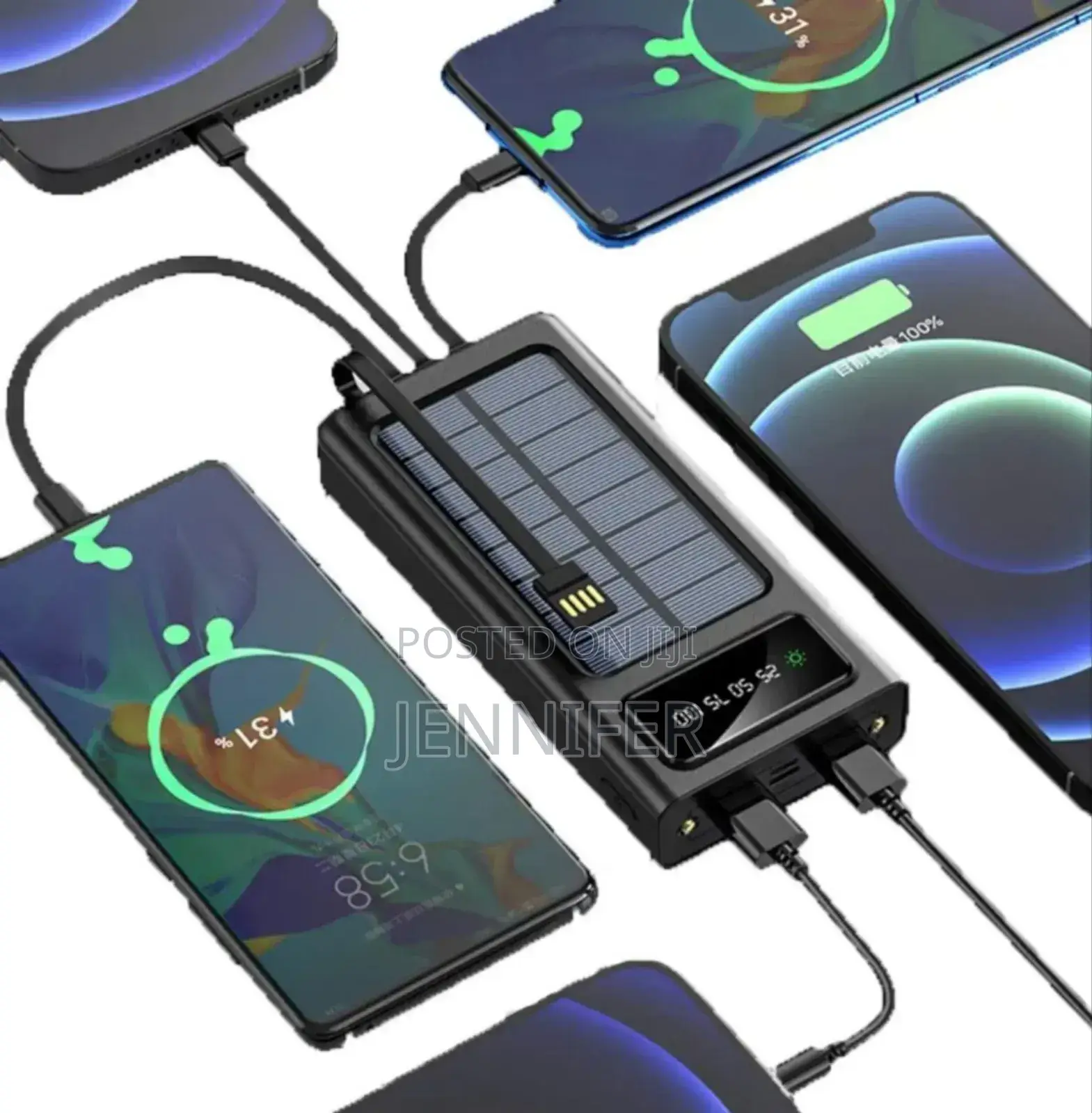 Treqa 30000mah Capacity Solar Energy Power Bank