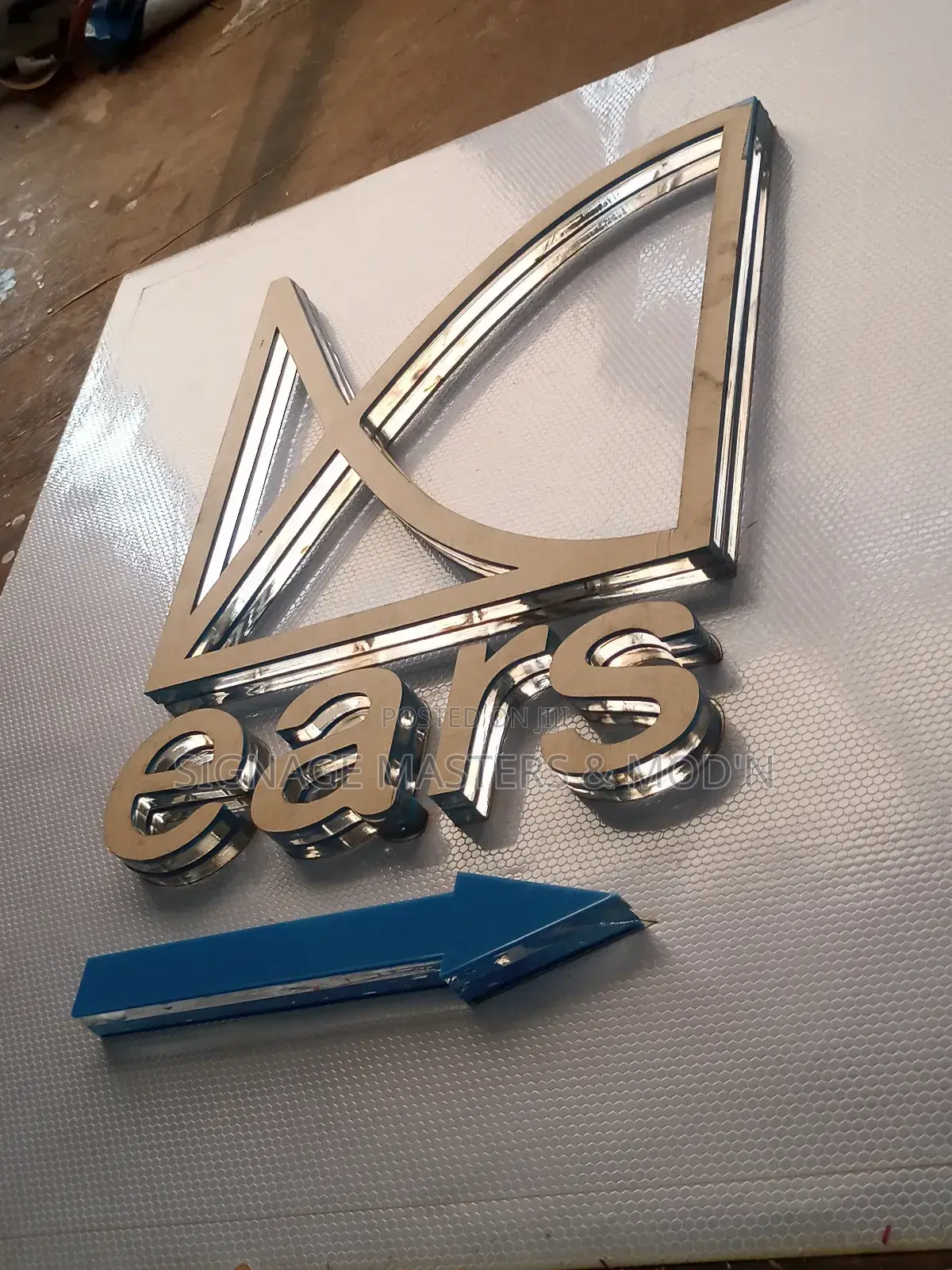 2d Floating Acrylic Logo