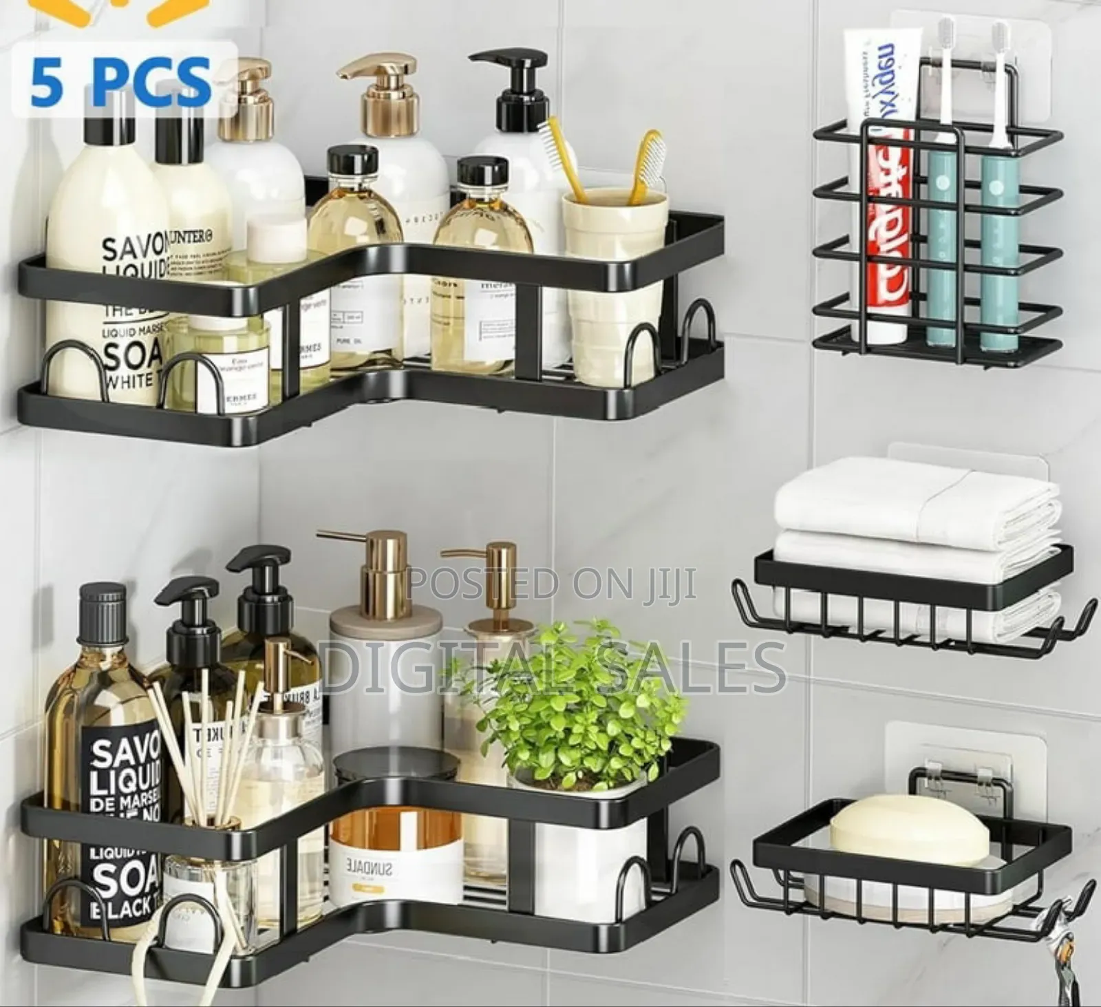 5pcs Shower Caddy Set