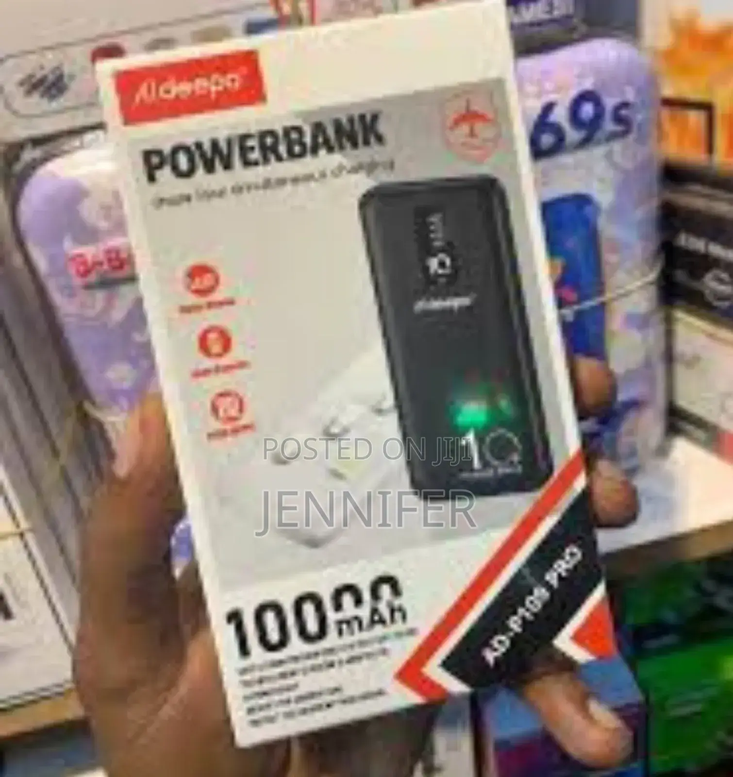 Portable Aldeepo 10000mah Durable Power Bank