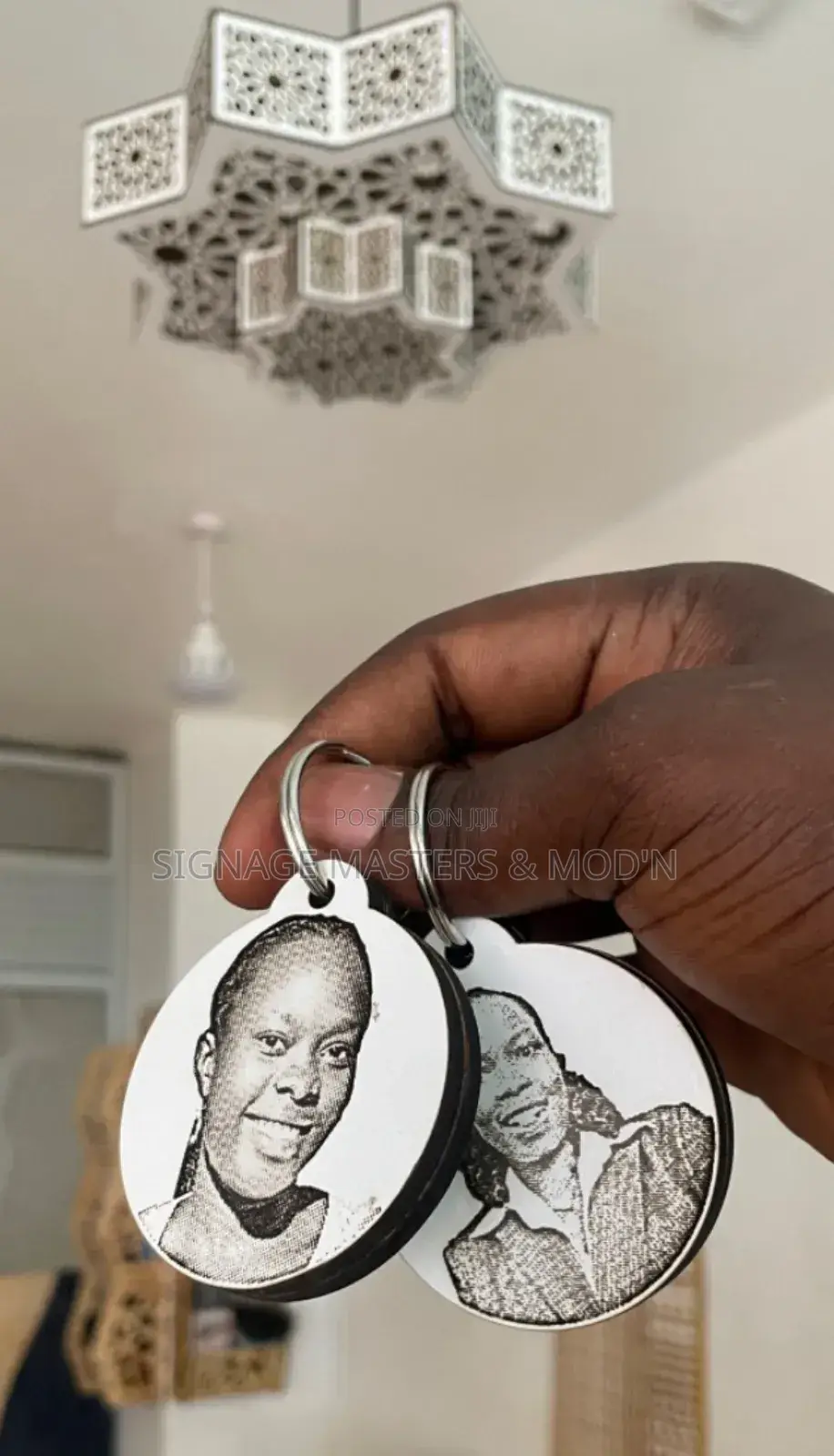 Engraved Image Key Holder