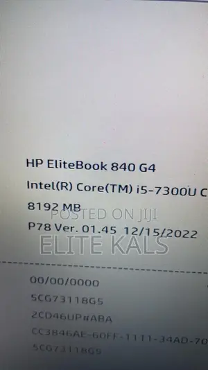 Laptop HP EliteBook 840 G4 8GB Intel Core I5 SSD 256GB