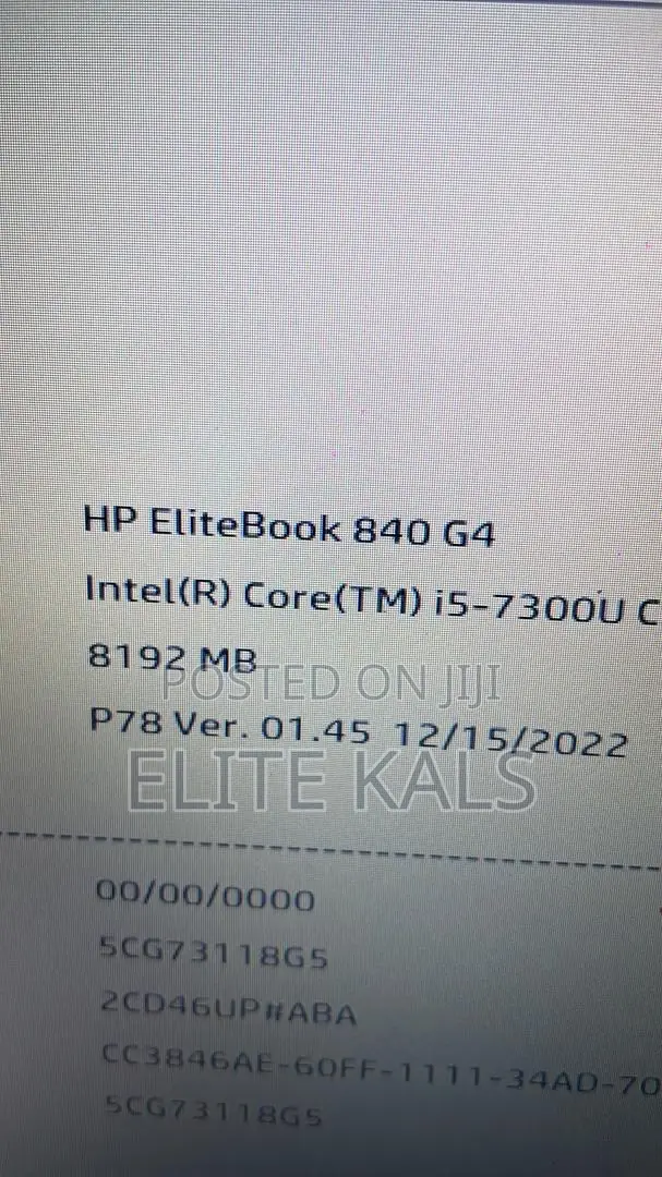 Laptop HP EliteBook 840 G4 8GB Intel Core I5 SSD 256GB