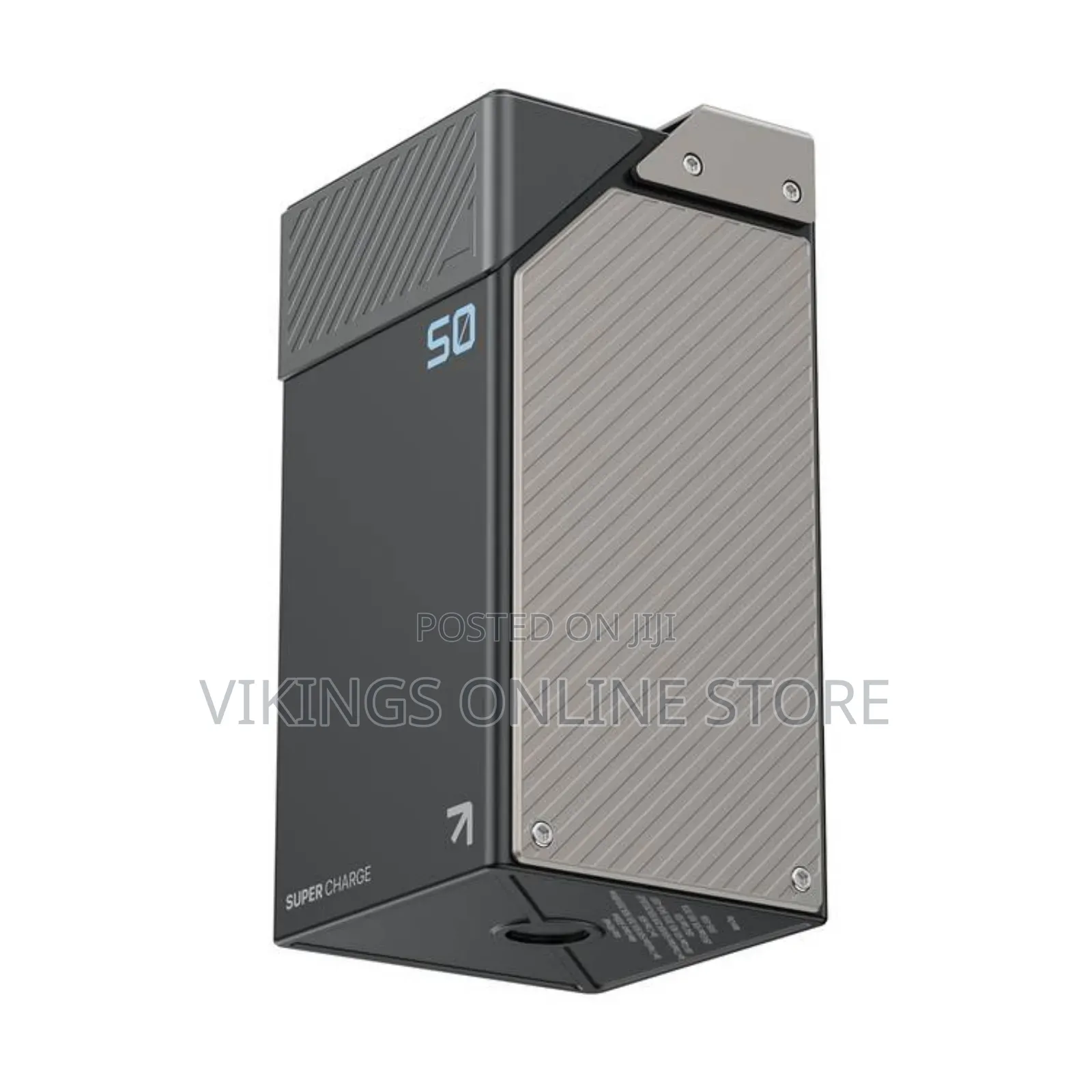 Powerology 50000mah Power Bank With 65w Power - Black