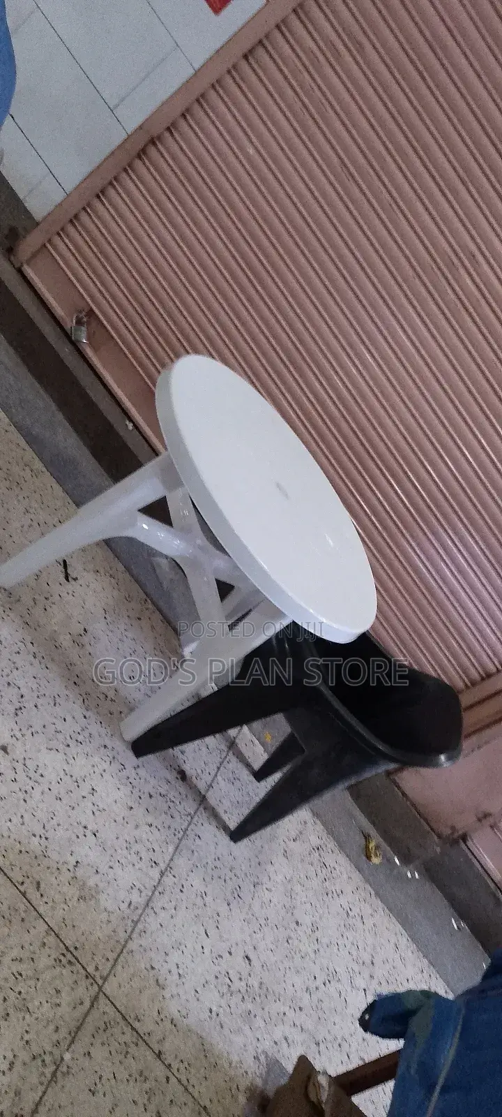 Reading Plastic Table and 1 Sofa Chair