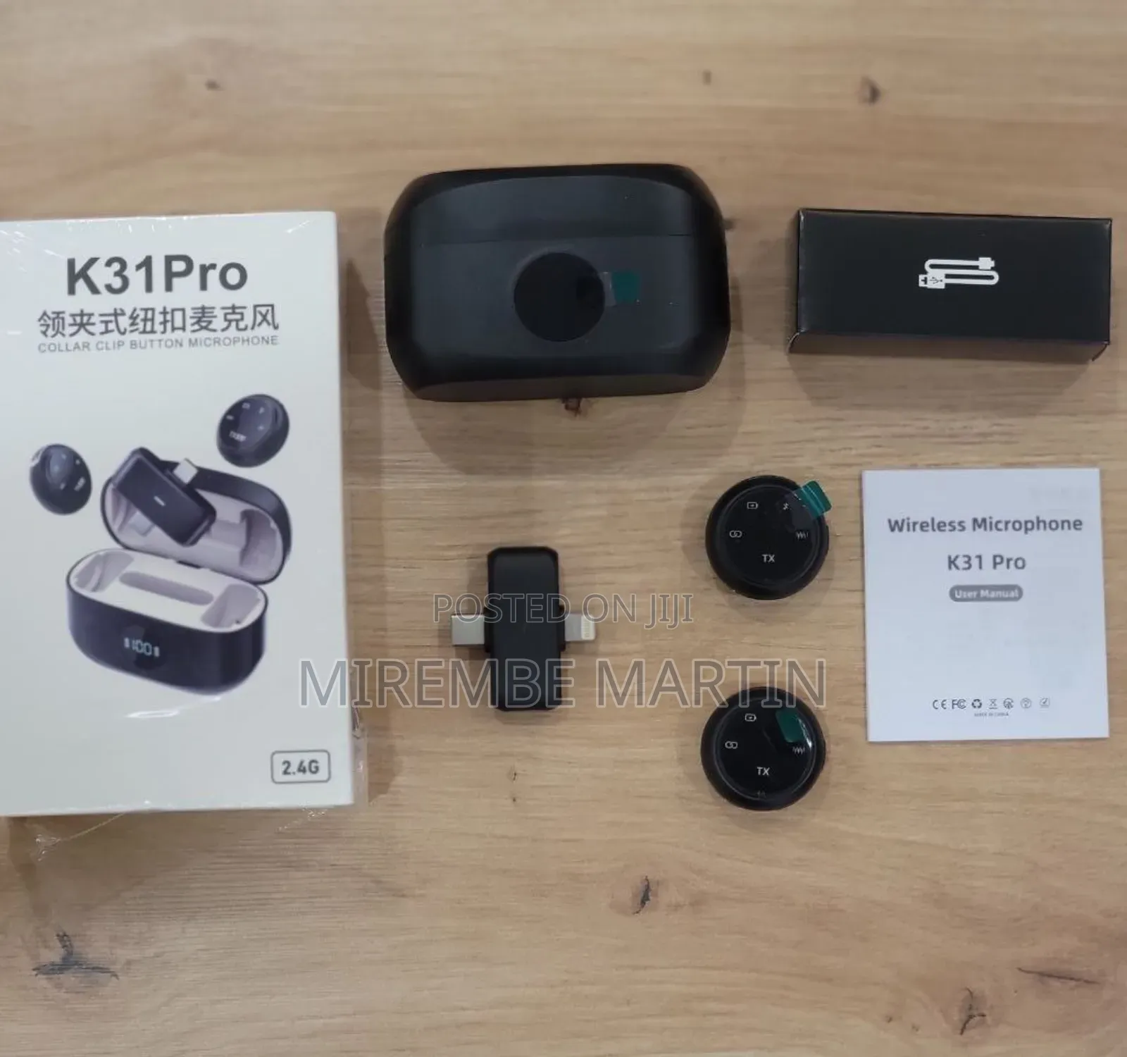Blogger Microphone With Two Lapel Microphones, Model K31pro