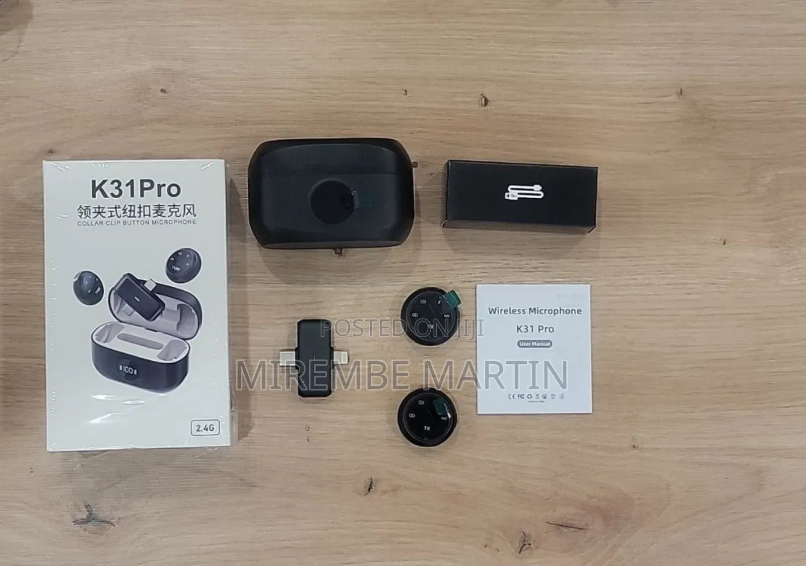 Blogger Microphone With Two Lapel Microphones, Model K31pro