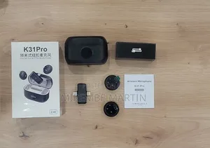Blogger Microphone With Two Lapel Microphones, Model K31pro