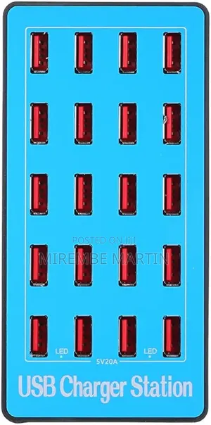 Kazru Usb Smart Charger With 20 Ports Power Adapter