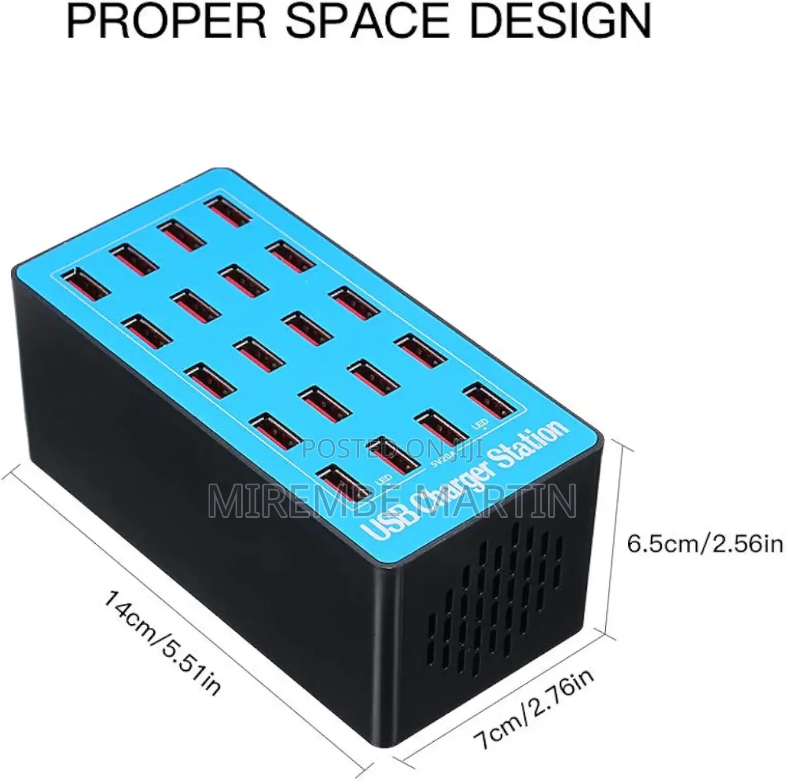 Kazru Usb Smart Charger With 20 Ports Power Adapter