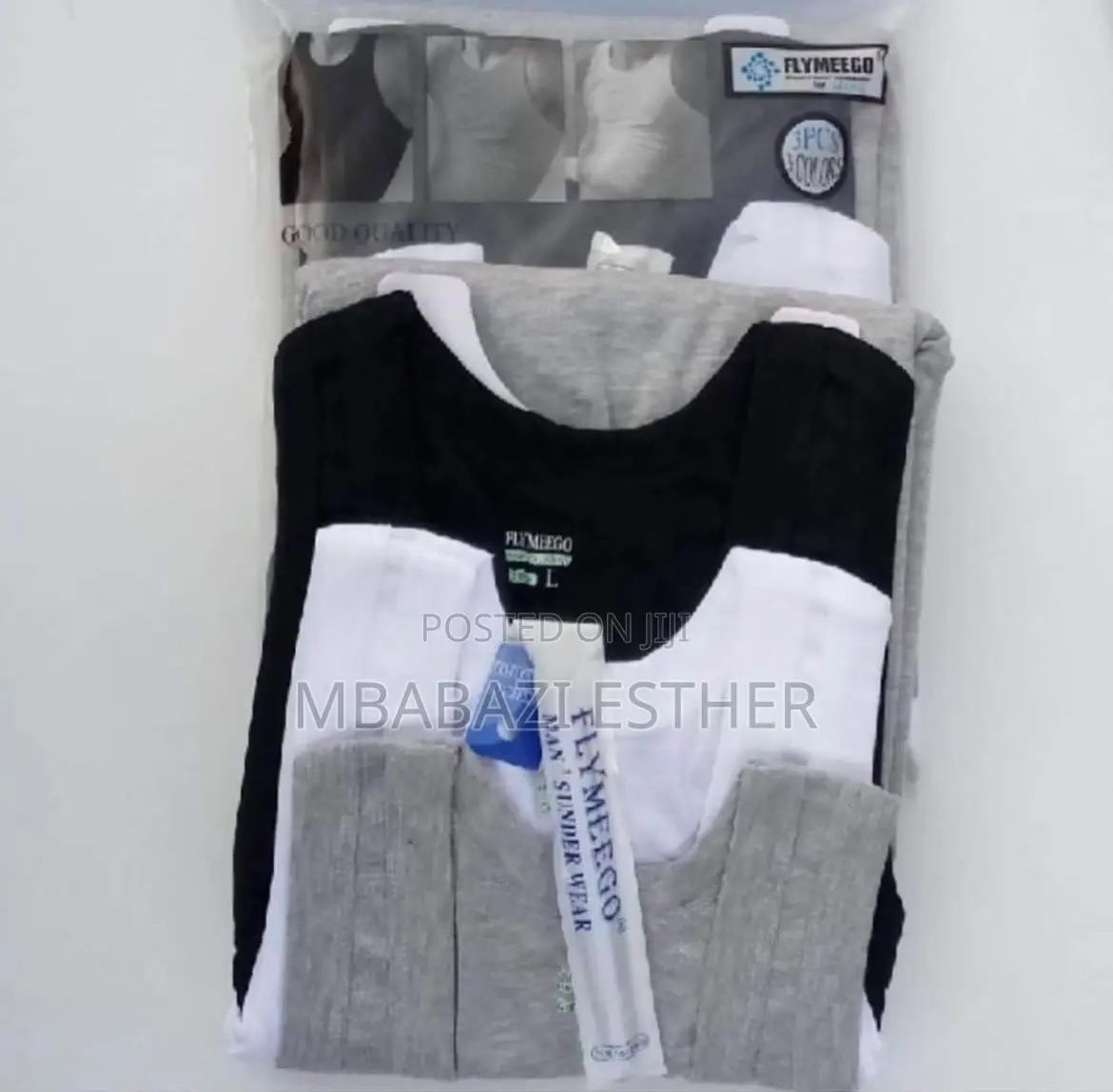 3pc Cotton Colored Vests