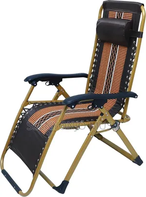 Folding Bamboo Recliner Chair - Zero Gravity Outdoor