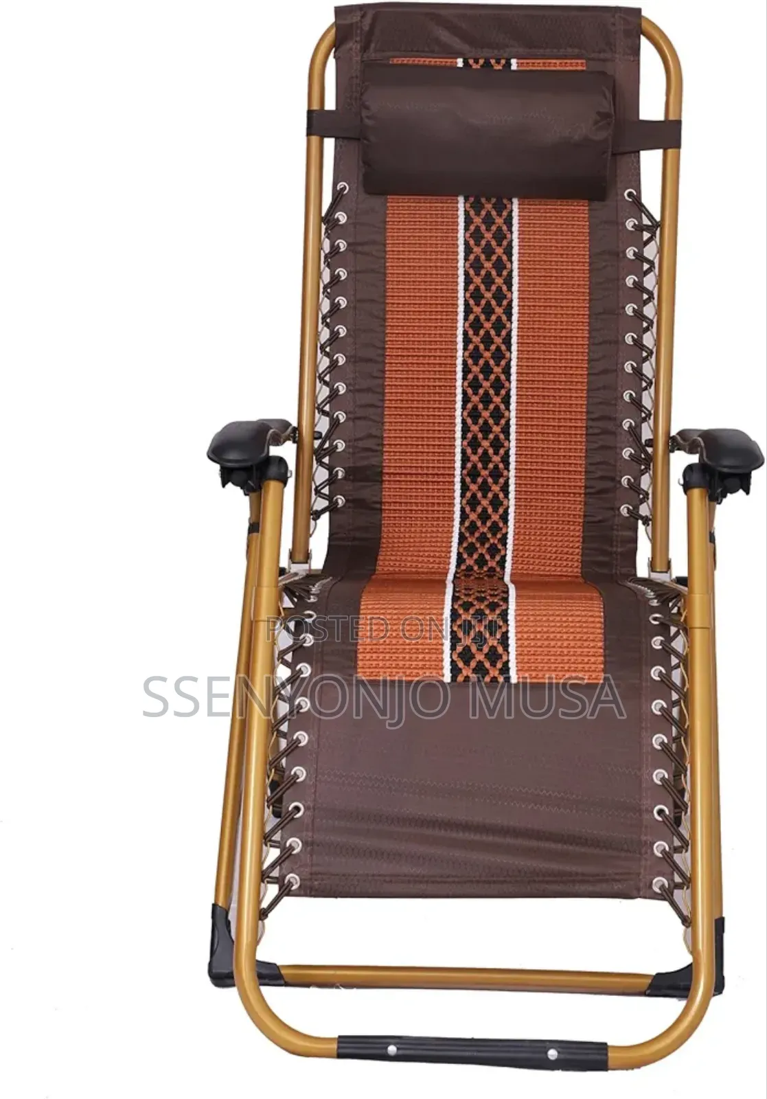 Folding Bamboo Recliner Chair - Zero Gravity Outdoor