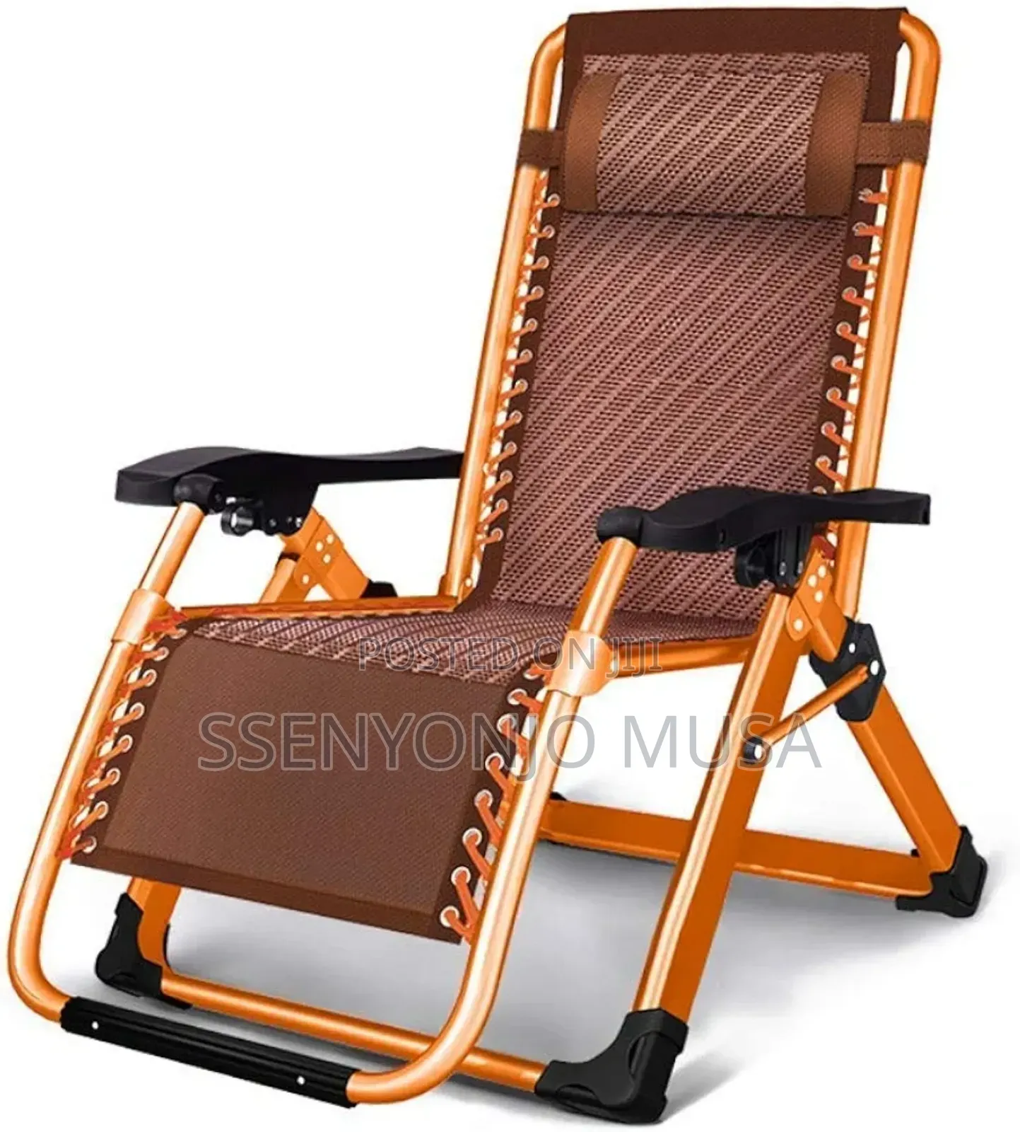 Folding Bamboo Recliner Chair - Zero Gravity Outdoor